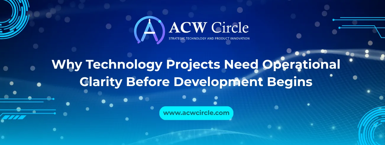 Technology team planning operational requirements before software development